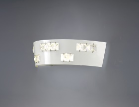 IL80001  Phoenix Crystal 3W LED Wall Lamp
